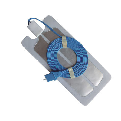 Elektrocautery ESU Grounding Pad Zilverkleur Neutraal Pad Met Draad